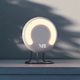 A photo of the Halo Ring on a nightstand